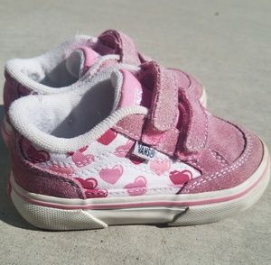 Girls Vans Velcro Shoes